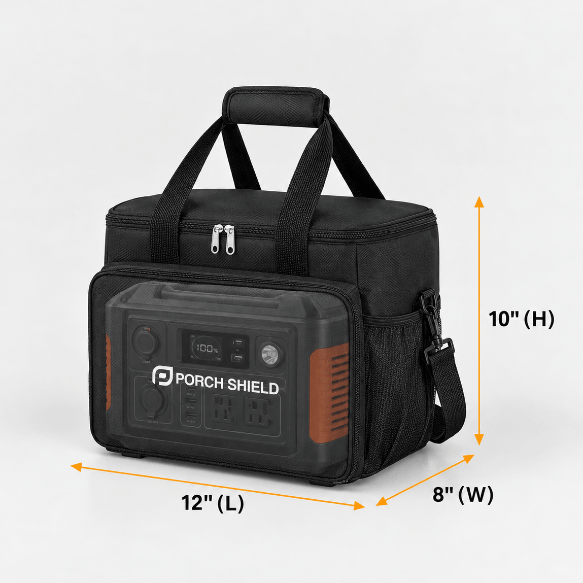 Portable Power Station Carrying Bag Black Fit 500W - Explore Land