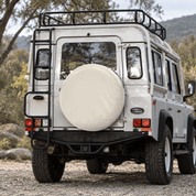 Spare Tire Cover white Fits Tire Diameters 26''-27.75" - Explore Land