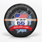 Spare Tire Cover white Fits Tire Diameters 2829 - Explore Land