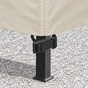 Square - Fire Pit Cover Beige 44"L x 44"W x 24"H - Explore Land