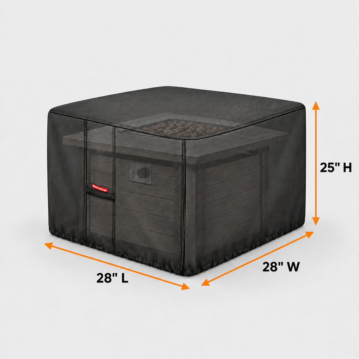 Square - Fire Pit Cover Beige 282825- Explore Land