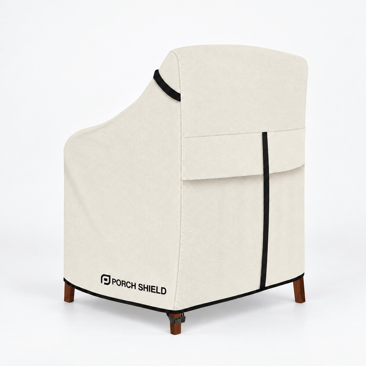 Stackable Patio Chair Cover Beige 27"W x 36"D x 46"H - Explore Land
