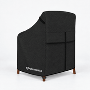 Stackable Patio Chair Cover Black 26"W x 26"D x 46"H - Explore Land