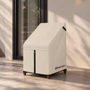 Stackable Patio Chair Cover Light Tan & Khaki Stackable - 27"W x 33"D x 46"H - Explore Land