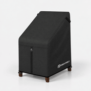 Stackable - Waterproof Patio Chair Cover Black Stackable - 27"W x 33"D x 46"H - Explore Land