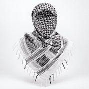 Tactical Shemagh Scarf Black Contrast - Explore Land