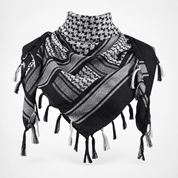 Tactical Shemagh Scarf Black Contrast - Explore Land