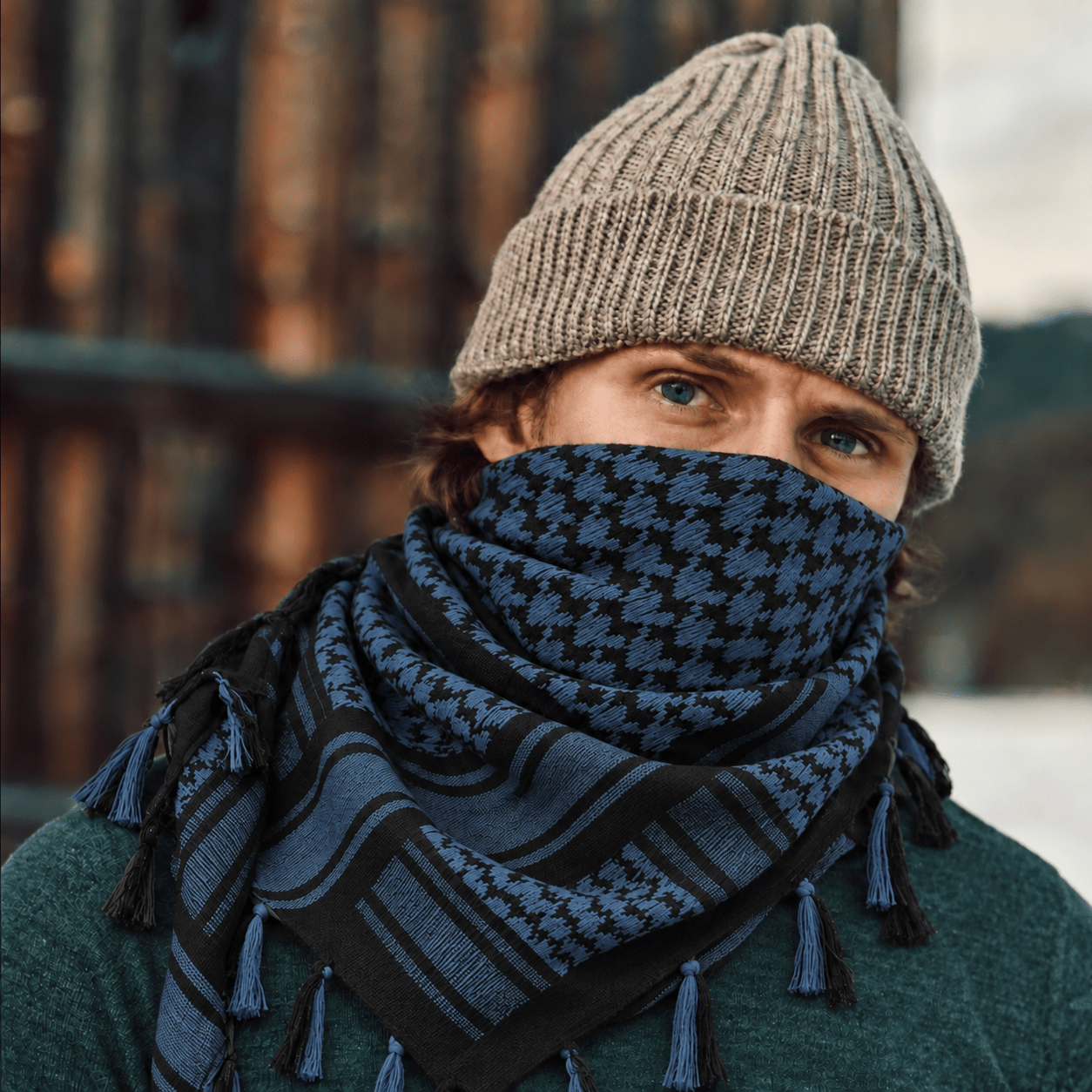 Tactical Shemagh Scarf Blue Horizon - Explore Land