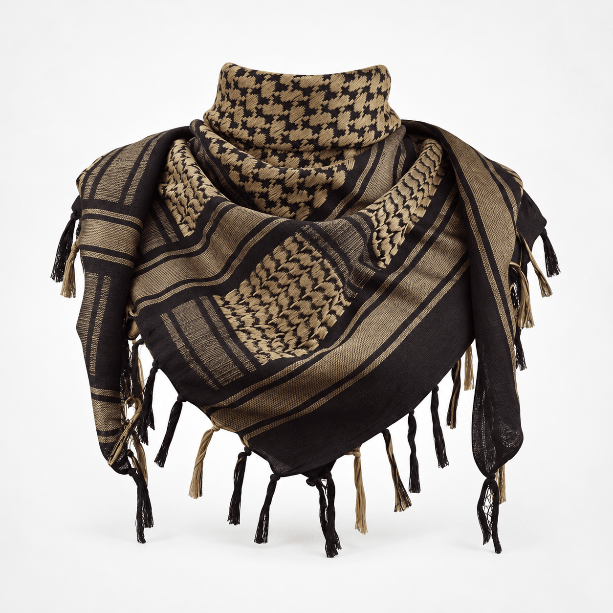 Tactical Shemagh Scarf Brown Shadow - Explore Land