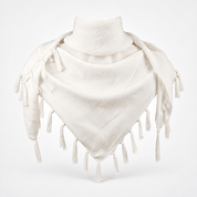 Tactical Shemagh Scarf Pure White - Explore Land