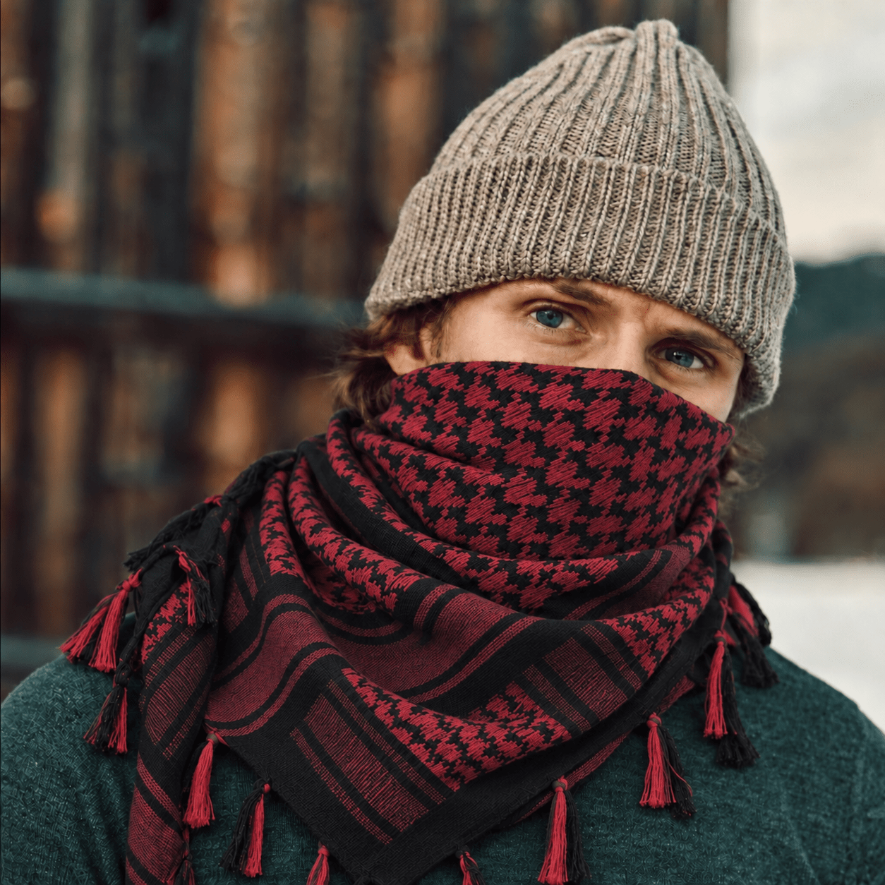 Tactical Shemagh Scarf Red Shadow - Explore Land