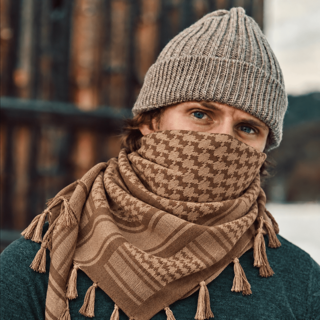 Tactical Shemagh Scarf Sand Dune - Explore Land