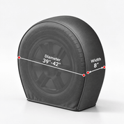 Tire Cover Set Black 3942 Diameter / S - Explore Land