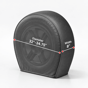 Tire Cover Set Black 3234Diameter / S - Explore Land