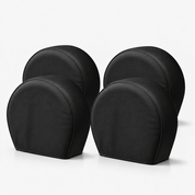 Tire Cover Set Black 23"-25.75" Diameter / S - Explore Land
