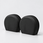 Tire Cover Set Black 23"-25.75" Diameter / S - Explore Land