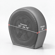 Tire Cover Set Gray 3234 Diameter / S - Explore Land