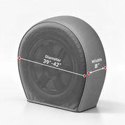 Tire Cover Set Gray 3942" Diameter / S - Explore Land