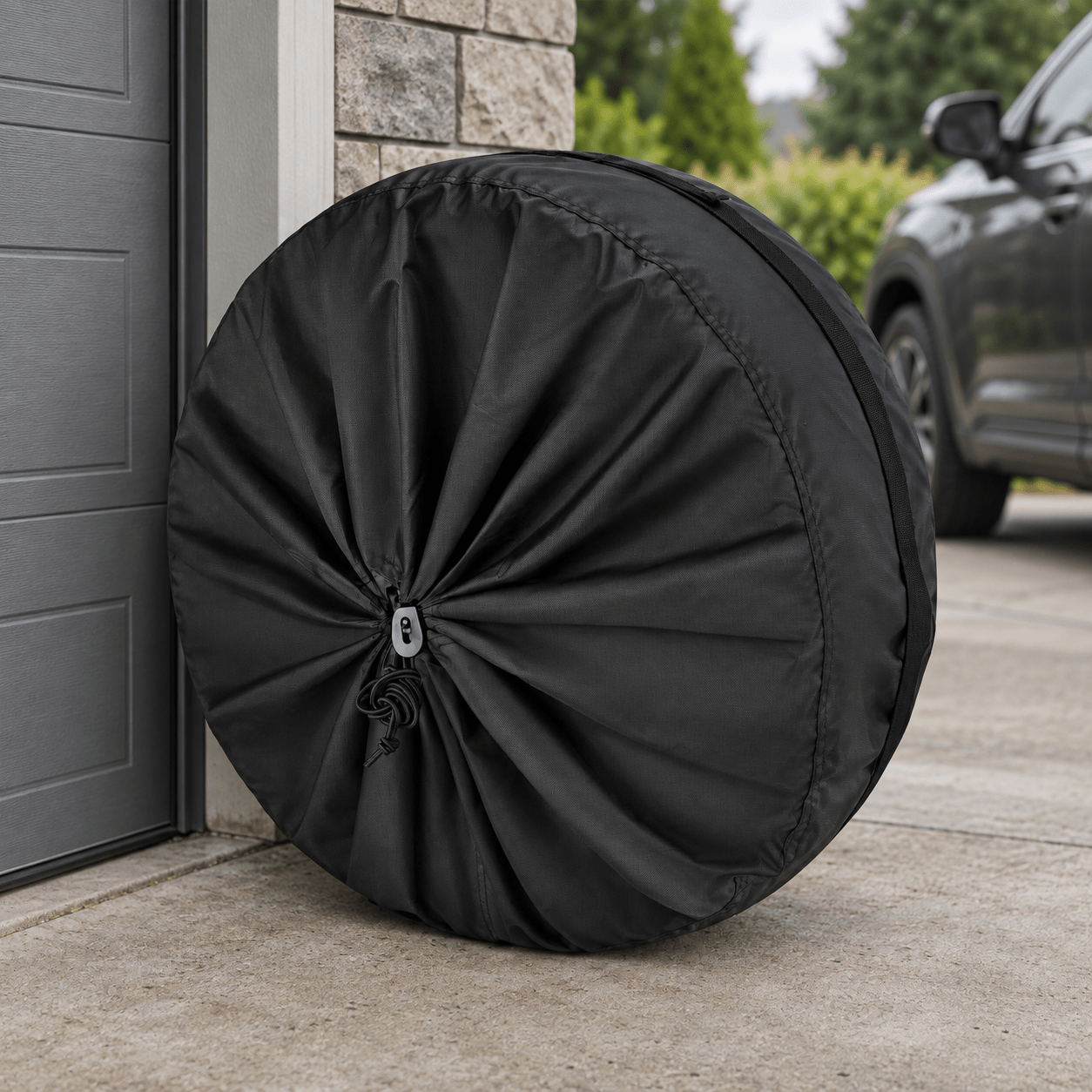 Tire Storage Cover Set Black 23''-25.75'' Diameter/S - Explore Land