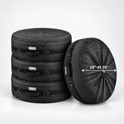 Tire Storage Cover Set Charcoal 2931 Diameter/S - Explore Land