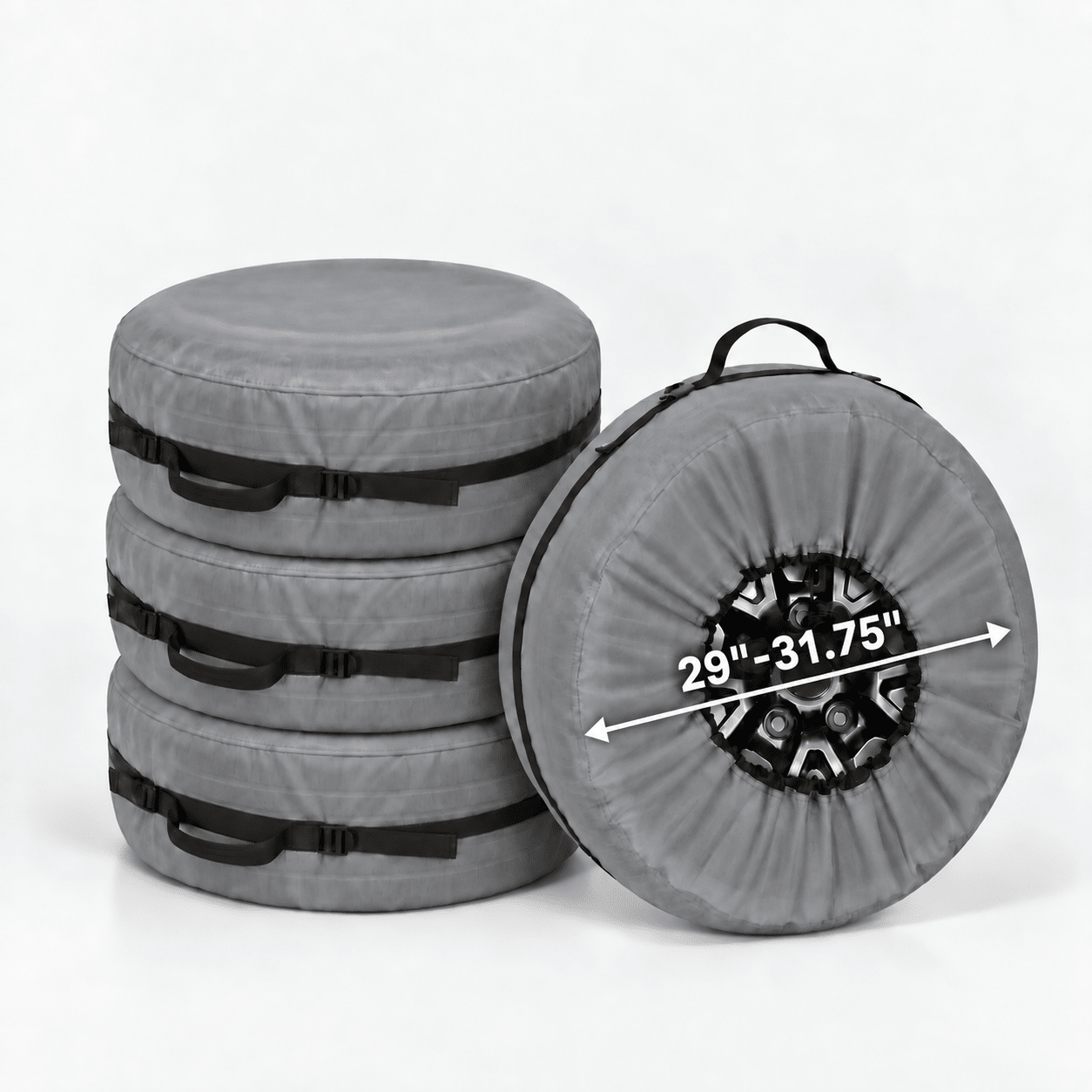 Tire Storage Cover Set Charcoal 2931 Diameter/S - Explore Land