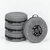 Tire Storage Cover Set Charcoal 2931 Diameter/S - Explore Land