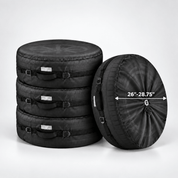 Tire Storage Cover Set Charcoal 2628Diameter/S - Explore Land