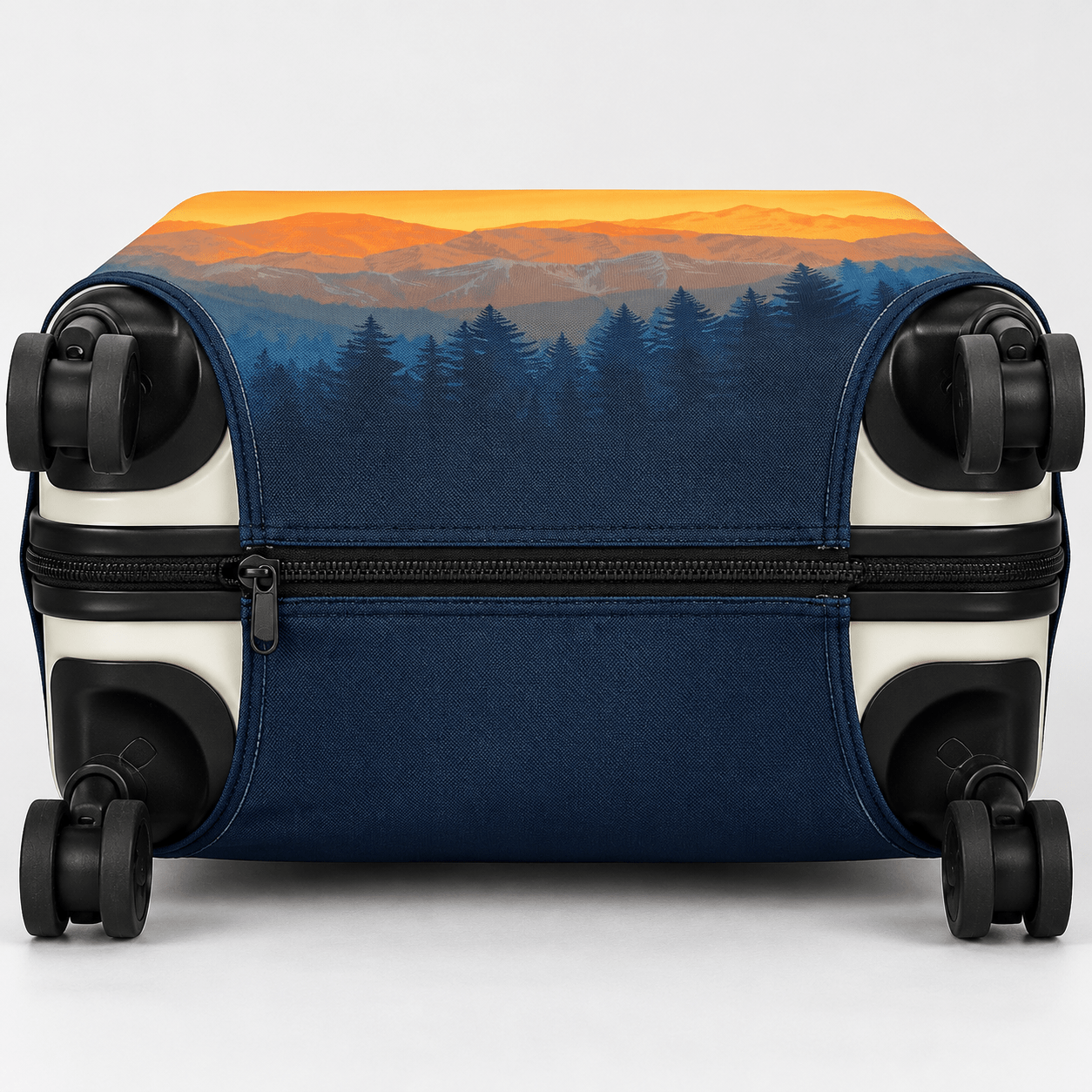 Travel Luggage Cover Amber Mountains S (18"-22" Luggage) - Explore Land