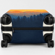 Travel Luggage Cover Amber Mountains S (18"-22" Luggage) - Explore Land