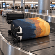 Travel Luggage Cover Amber Mountains S (18"-22" Luggage) - Explore Land