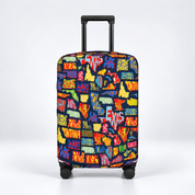 Travel Luggage Cover America Map S (18"-22" Luggage) - Explore Land