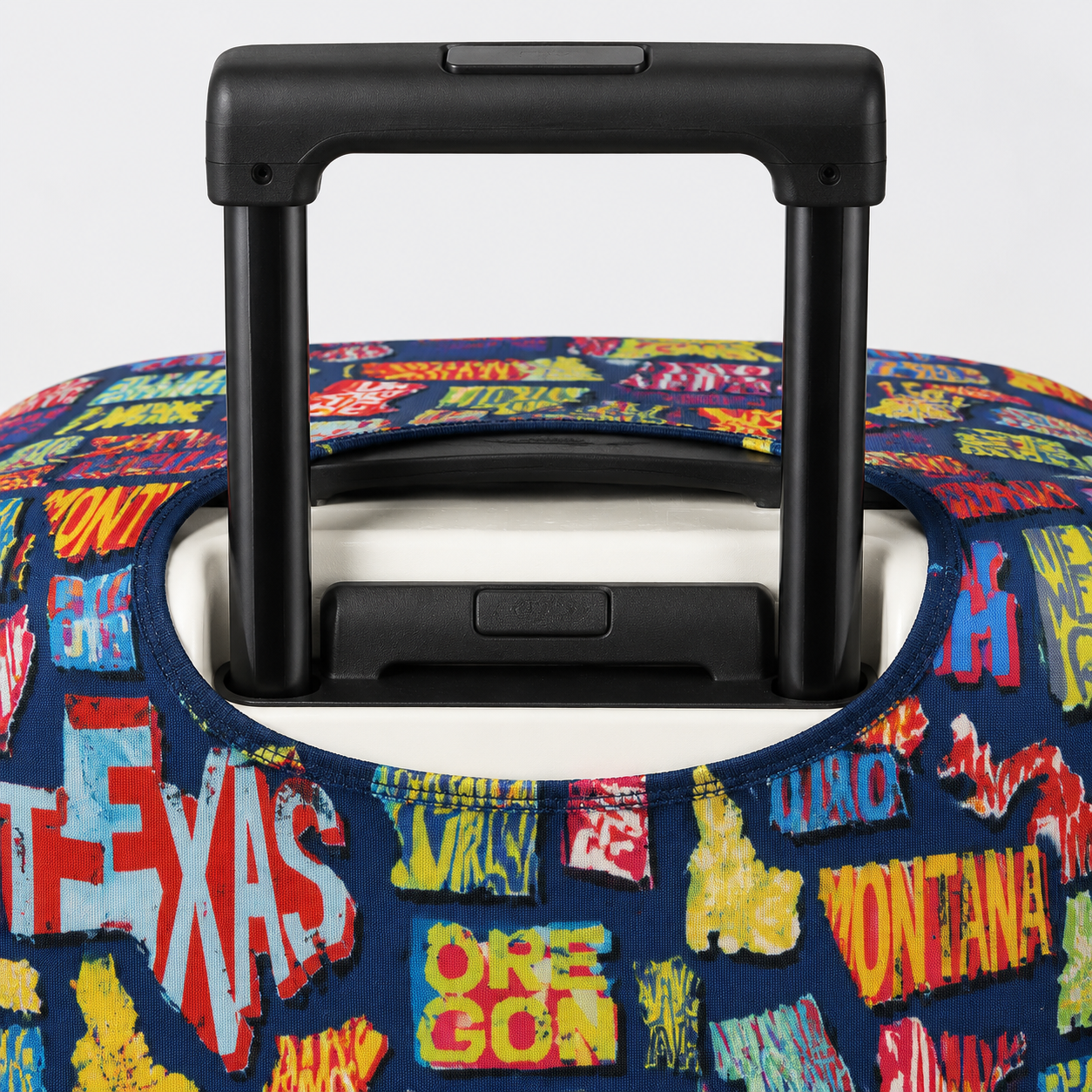 Travel Luggage Cover America Map S (18"-22" Luggage) - Explore Land