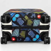 Travel Luggage Cover Bon Voyage S (18"-22" Luggage) - Explore Land