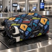 Travel Luggage Cover Bon Voyage S (18"-22" Luggage) - Explore Land