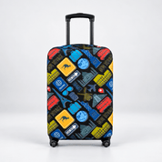 Travel Luggage Cover Bon Voyage S (18"-22" Luggage) - Explore Land