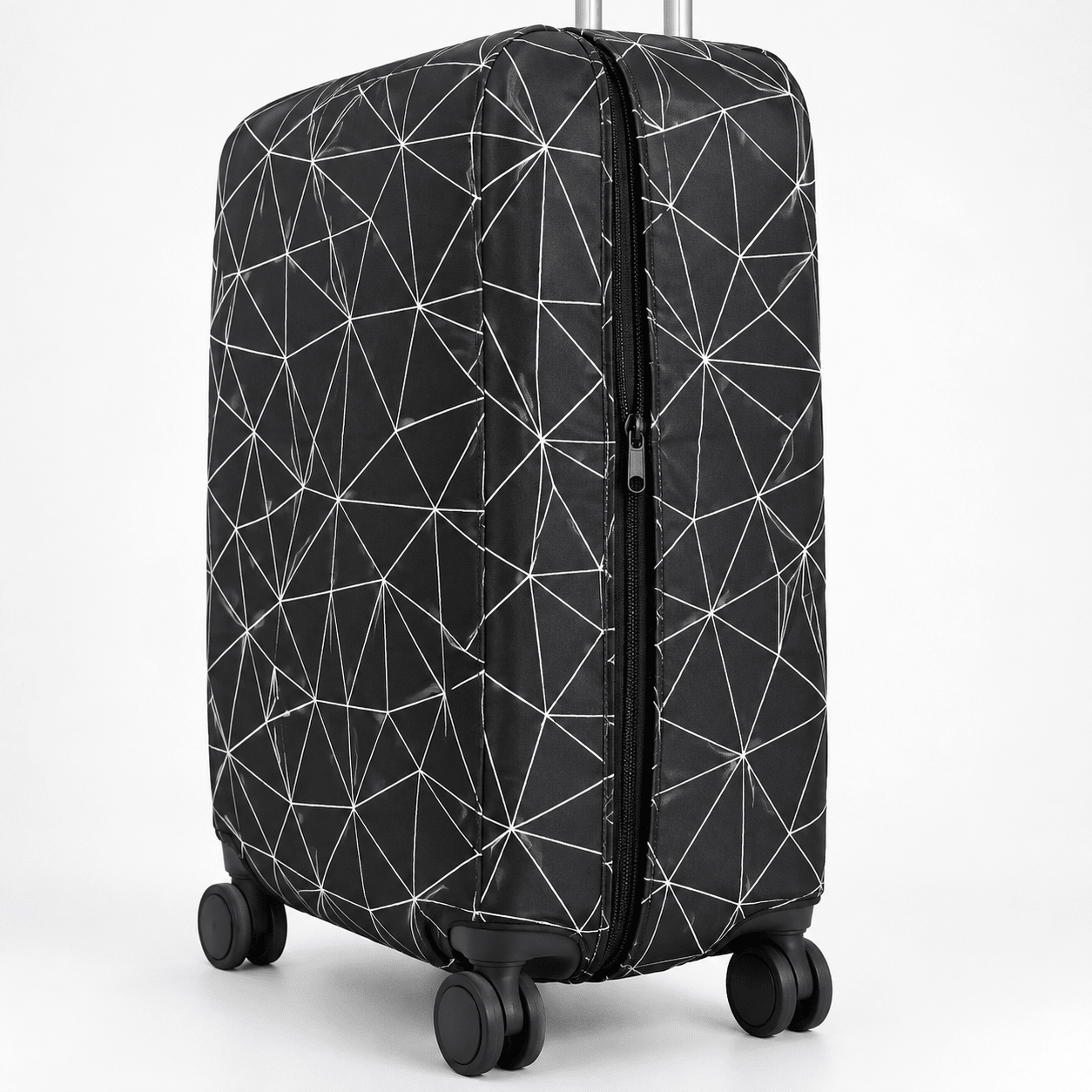 Travel Luggage Cover Brief Polygonal S(18"-22"luggage) - Explore Land