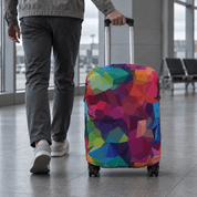 Travel Luggage Cover Geometry M(23"-26" luggage) - Explore Land
