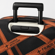 Travel Luggage Cover Gold Fragile S (18"-22" Luggage) - Explore Land