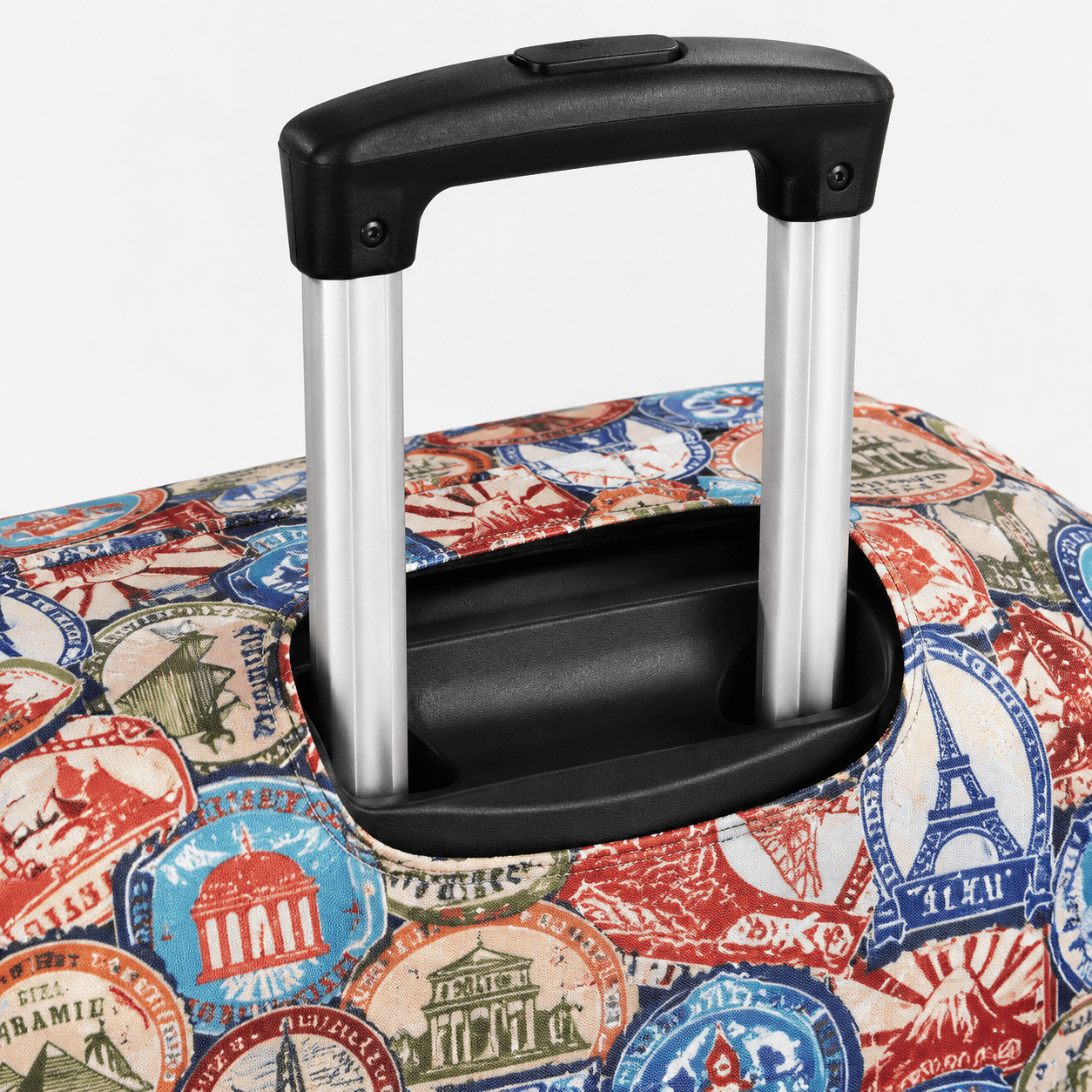 Travel Luggage Cover Landmark Sticker S (18"-22" Luggage) - Explore Land