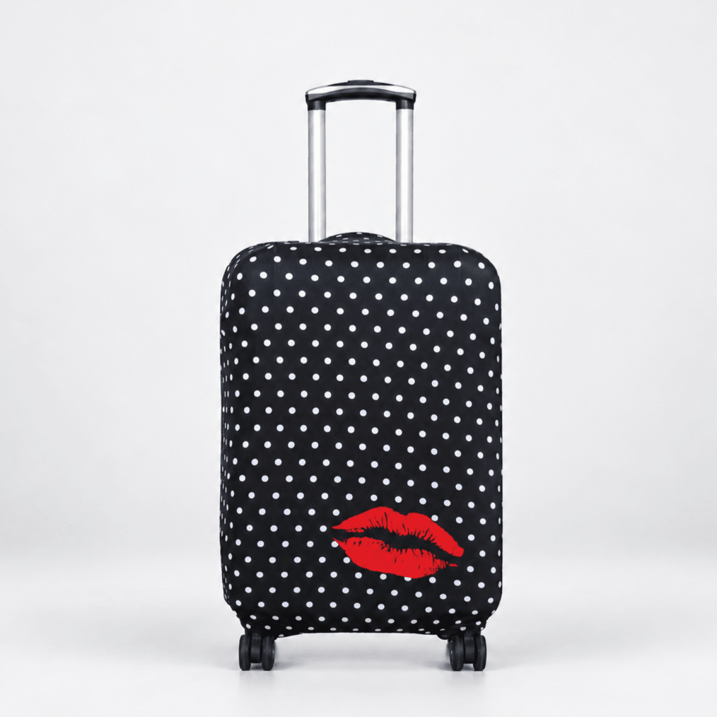 Travel Luggage Cover Polkadot S(18"-22"luggage) - Explore Land