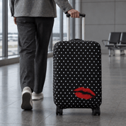 Travel Luggage Cover Polkadot S(18"-22"luggage) - Explore Land