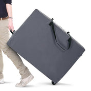 Tri-Fold Mattress Storage Bag Fits 6" Twin & Twin XL Mattress& Wheel Grey With Wheel - Explore Land