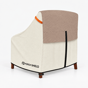 Waterproof Patio Chair Cover Light tan & Khaki 28"W x 30"D x 28"H - Explore Land