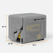 Waterproof Universal Generator Cover Gray322424- Explore Land