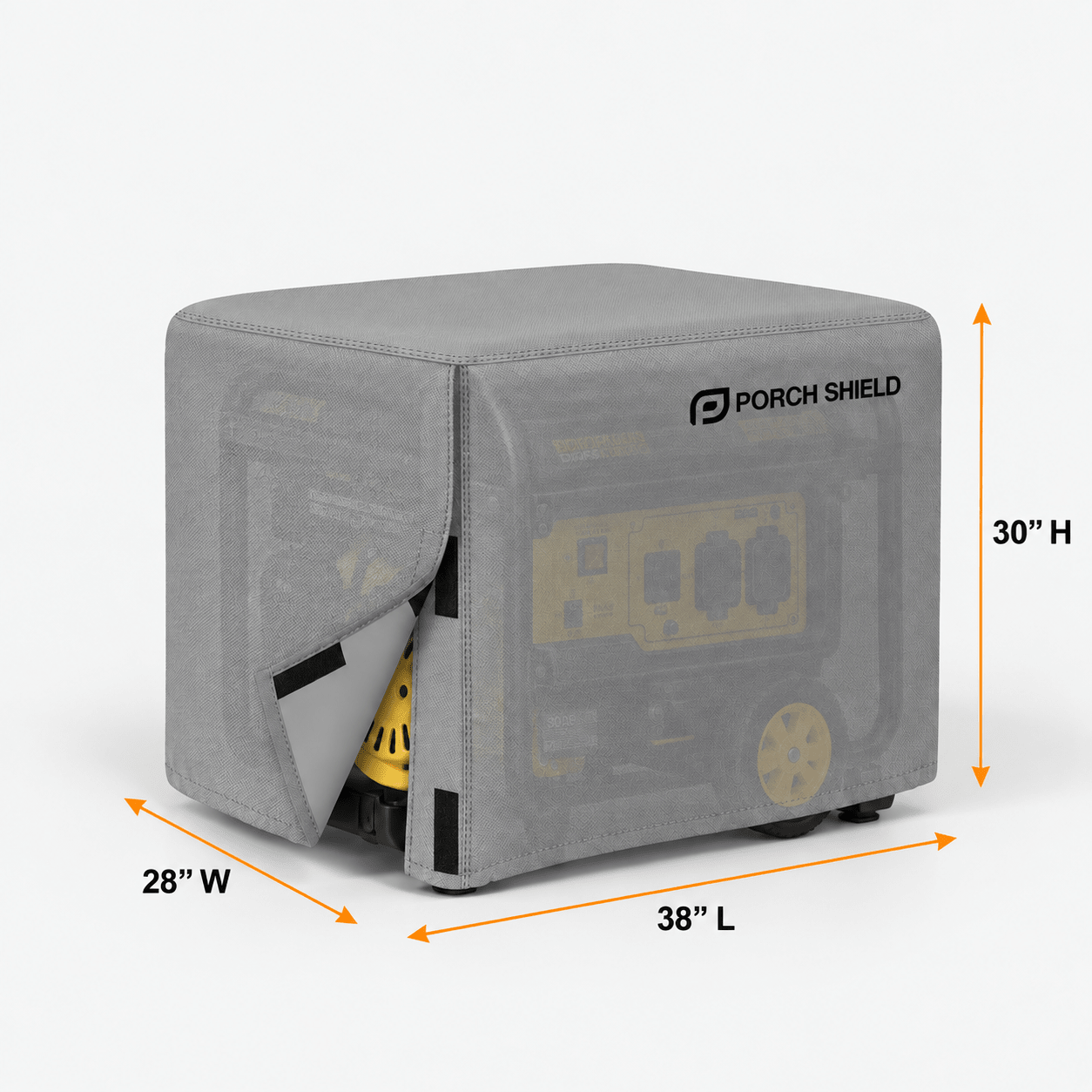 Waterproof Universal Generator Cover Gray 382830- Explore Land