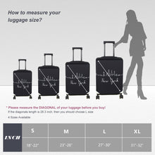 MEMONOVA Travel Luggage Cover Washable Suitcase Protector - Fits 18-32 Inch Luggage, New York S