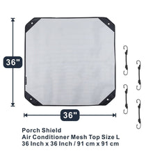 Porch Shield Air Conditioner Unit Top Mesh Cover