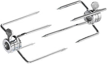 Porch Shield Heavy Duty Rotisserie Meat Forks Stainless Steel Roasting Spits for Cooking Ovens