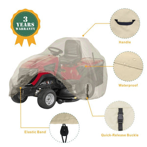 Porch Shield 100% Waterproof Heavy Duty 600D Lawn Tractor Cover